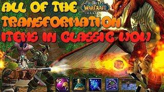 Every Transformation Item in Classic World of Warcraft