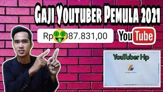 GAJI PERTAMA YOUTUBER PEMULA 2021 | UPLOAD PERTAMA 10 April 2020