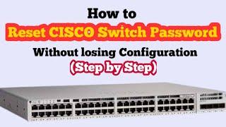 Cisco Switch Password Recovery without loosing configuration (9200l Switch)