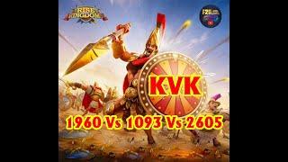 WAR STARTS NOW | KVK 1960 Vs 1093 Vs 2605 #C12112 #f2pgaming #games #game #rok #riseofkingdoms