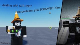 SCP 096 Scramble Goggles Test | ROBLOX STUDIO