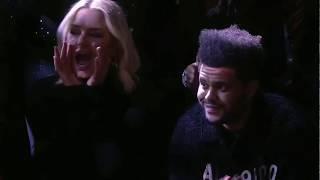 The Weeknd Fanciyng His girlfriend Bella Hadid At the Victoria's Secret Fashion Show 2018