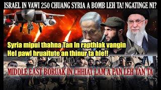 Syria a Sednaya tanin rapthlak-Rebel hruaitu tithinurtu chu le! Israel in vawi 250 vel Syria a bomb!