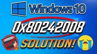 How to Fix Windows Update Error 0x80242008 in Windows 10 [Tutorial] 2024