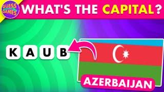  Azerbaijan Edition: Order the Letters and Find the Capital! #quiz #capital