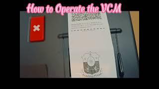 How to Operate VCM (Voters Counting Machine) FTS process for Election