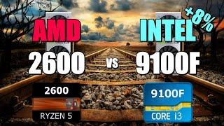 2600 vs 9100F - 2060S. CSGO, Fortnite, PUBG, GTAV, Overwatch.