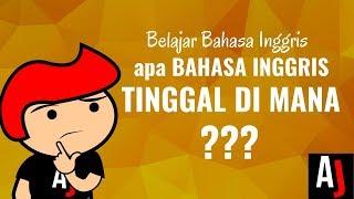 Apa Bahasa Inggrisnya "Tinggal Di mana ?"