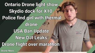 Skydio dock for X10, Girl found with thermal drone, USA Ban update, Possible Mavic 4? Drone News EP3