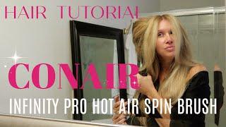 HAIR TUTORIAL~ CONAIR Infinity Pro Air Spin Brush