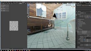 modeling a bathroom scene in blender 2 8 and rendering in eevee tutorial part 3 final