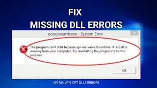 Fix api-ms-win-crt-runtime-l1-1-0.dll file missing error