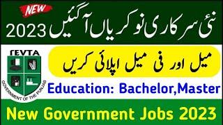 TEVTA Punjab Jobs 2023 Apply Now | New Govt Jobs 2023 | New Jobs 2023 in Pakistan Today