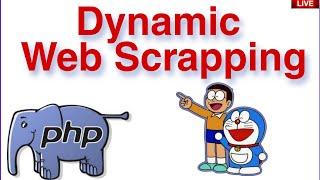 How to dynamic web scrapping in php || Easy Way 100%