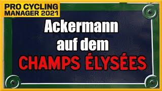 Pro Cycling Manager 2021 / ACKERMANN auf dem Champs Elysees