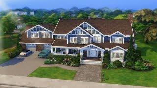 HUGE FAMILY HOME // Sims 4 Growing Together Speed Build // NoCC