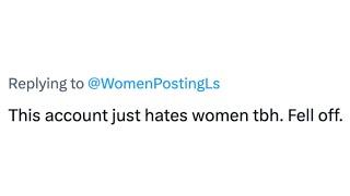 The women posting L's community is in chaos