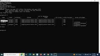 Create database schema using sql shell(psql) command prompt  in postgreSQL - PostgreSQL Tutorial