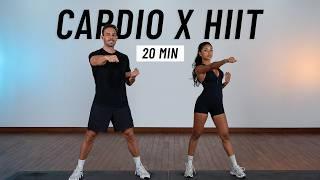 20 MIN CARDIO HIIT WORKOUT - ALL STANDING - Full Body, No Equipment, No Repeats