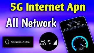 New APN Settings to Enable 5G in Any Android Phone | 5G APN Settings for All networks