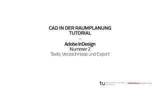 Tutorial Adobe InDesign: Nummer 2