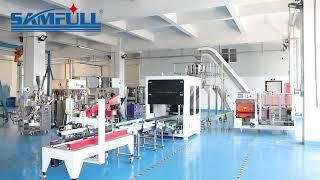 Samfull vffs vertical form fill seal machine and premade pouch fill and seal machine manufacturer