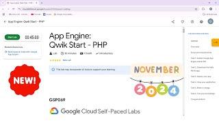 App Engine: Qwik Start - PHP [2024] || GSP069 || #latest #qwiklab #new