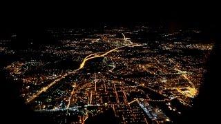 Ночной авиаперелёт Сочи-Москва (4K)