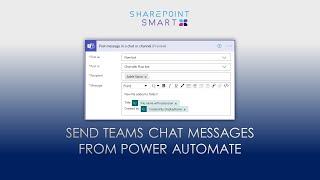 Send Teams Chat Messages From Power Automate