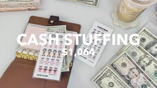 Cash stuffing $1,064 | Cash Envelopes | Sinking Funds | Next Launch Details | Giveaway soon!!