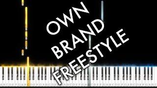 Own Brand Freestyle PIANO TUTORIAL (FelixThe1st) | Instrumental | Karaoke  | TikTok Tutorials