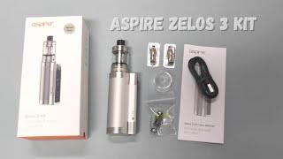 Unboxing Video/Aspire Zelos 3 Kit -Zelos 3 Mod&Nautilus 3 Tank 4ml