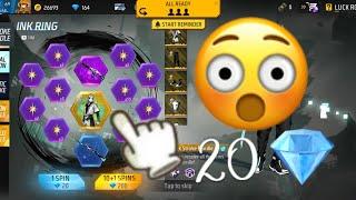 INK Ring Event Bundle 1 Spin Trick  | Total Kitna Diamond Lagega | Free Fire New Event 26 August