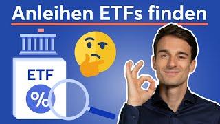 Anleihen-ETF oder Tages-/Festgeld? Die richtigen Anleihen ETFs finden | ETF Suche Finanzfluss