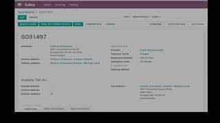 Odoo Tax Exempt  Error