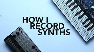 How I record hardware synths (with Ableton live example)