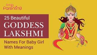 25 Best Goddess Lakshmi Names For Baby Girls with Meanings