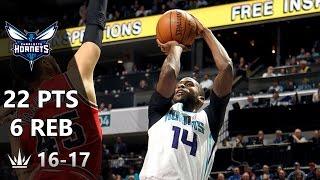 Michael Kidd-Gilchrist Full Highlights vs Bulls / 22 points, 6 rebs [03.13.2017]