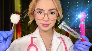 ASMR Ear Exam & Ear Cleaning  Hearing Test, Doctor Roleplay, Tuning Fork, Medical, Beep Test
