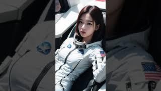 우주의 소녀 Ai 룩북 (Ai LOOKBOOK) 4K Aiart | うちゅう しまい Space Wanderer Girl #aiart #lookbook #universe