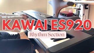 Kawai ES920 Rhythm Section (No Talking) | Digital Piano Demo