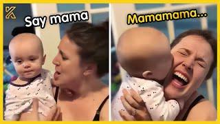  Babies Call Mama For The First Time #15 (MAMA‍ VS DADA‍) | Kingdom of Discovery