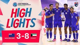 ไฮไลท์ฟุตซอล Continental Futsal Championship 2024 | ทีมชาตินิวซีแลนด์ พบ ทีมชาติคูเวต