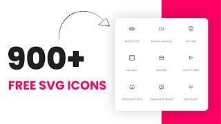 900+ Free SVG Icons For Your Projects