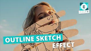 Create An Outline Sketch Effect in Pixlr E