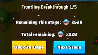 Score 500 in Level 1 of Frontline Breakthrough Sunday (9th February) in Last War Survival