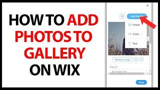 How to Add Photos to Your Gallery on Wix in 2024
