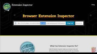 CRX and ZIP Browser Inspector