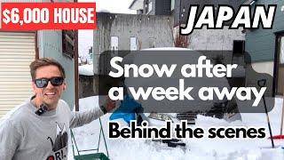 Snow country japan: What happens when you leave your house for a week?