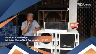 SPL Audio Miniatur System!!! Linearray Verde 6D & Subwoofer Futura 112FT PART 1